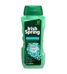 Irish Spring Deep Action Scrub Exfoliating Moisturizing Face Body Wash 532ml